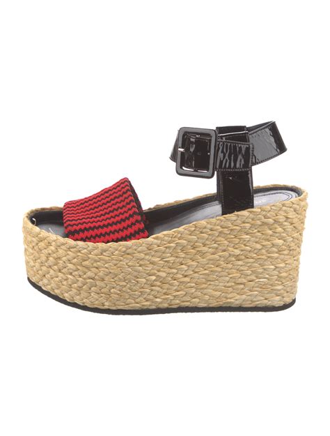 celine black bnatural platform sandals straw|Celine Straw Printed Espadrilles .